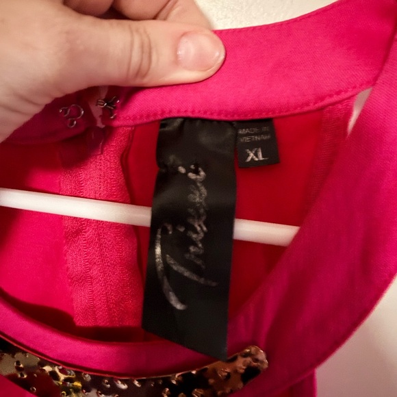 Trixxi Pink Sleeveless Bandage Dress Size XL - Picture 3 of 3